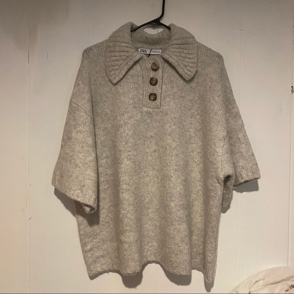 ZARA women's wool knit sweater